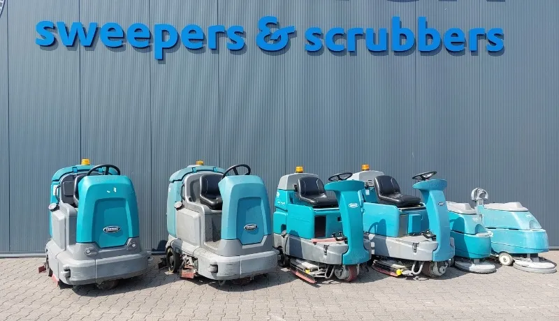 Rij gebruikte Tennant schrobmachines voor het pand van Metech