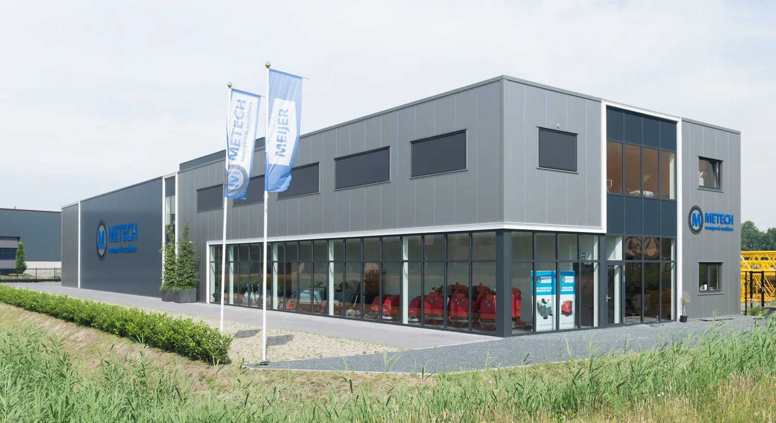 Het pand van Metech in Barneveld