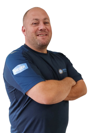 Dennie van der Heijden, Monteur buitendienst bij Metech